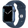Apple Watch Series 7 Aluminium 45mm Blau (Sportarm