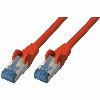 Patchkabel CAT6a RJ45 S/FTP 0,25m Red