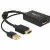 Adapter HDMI > DisplayPort (ST-BU) 1x USB DeLOCK B
